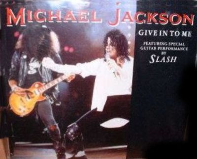 Michael Jackson Give In To Me album cover