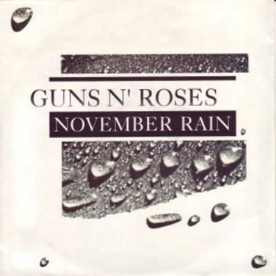 Guns N' Roses November Rain album cover