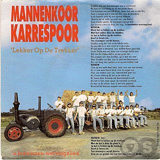 Mannenkoor Karrespoor Lekker Op De Trekker album cover