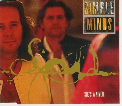 Simple Minds She's A River album cover