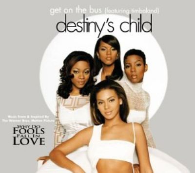 Destiny's Child  & Timbaland Get On The Bus album cover
