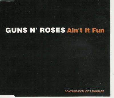 Guns N' Roses Ain't It Fun album cover