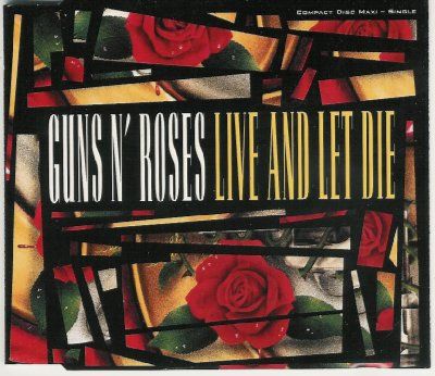 Guns N' Roses Live And Let Die album cover