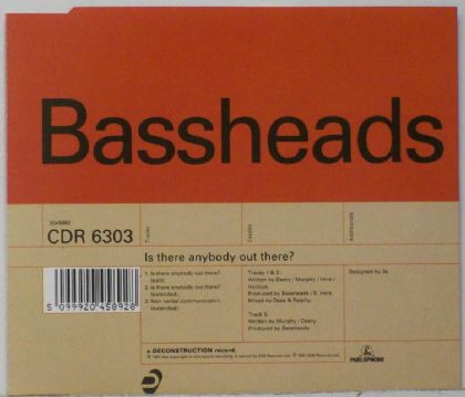 Bassheads Is There Anybody Out There album cover