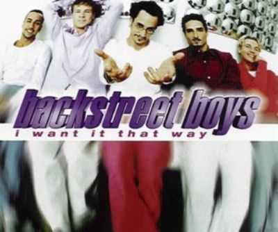 Backstreet Boys I Want It That Way album cover