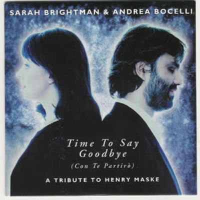 Andrea Bocelli & Sarah Brightman Time To Say Goodbye album cover
