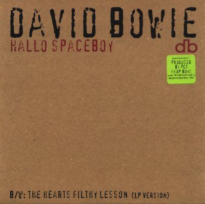 David Bowie & Pet Shop Boys Hallo Spaceboy album cover