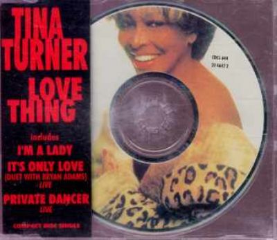 Tina Turner Love Thing album cover