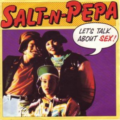 Salt 'n Pepa Let's Talk About Sex album cover