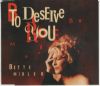 Bette Midler To Deserve You album cover